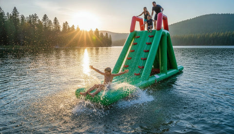 Best Lake Inflatable Slides for an Aussie Summer