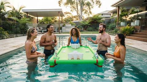 Floating Game Tables for Adult Pool Parties