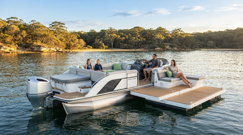 Floating Sun Deck Extension for Pontoon Boats: 3 Layout Choices
