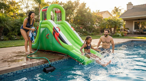 Pool Slide Without Permanent Plumbing Hookup: The 2026 Aussie Buying Guide