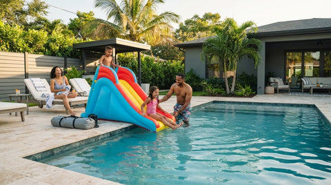 Portable Pool Slide for Rental Properties: How to Choose the Right Fit
