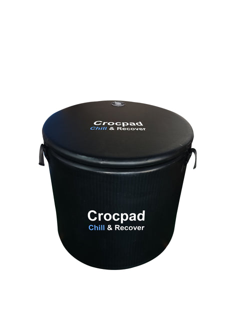 Large Ice Pod for Athletes – Cold Plunge Ice Bath for Recovery Portable Soaking Barrel with Cover