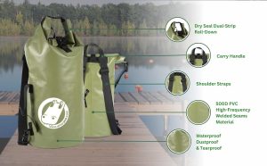 Crocpad 30L backpack features for water activities
