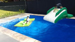 Crocpad 2m inflatable water pool slide