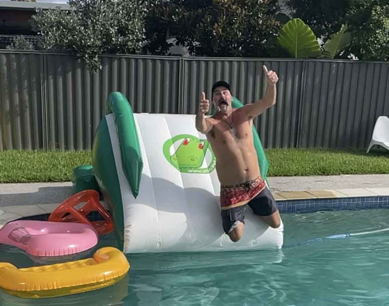 top Inflatable water pool slide kids in adaleide