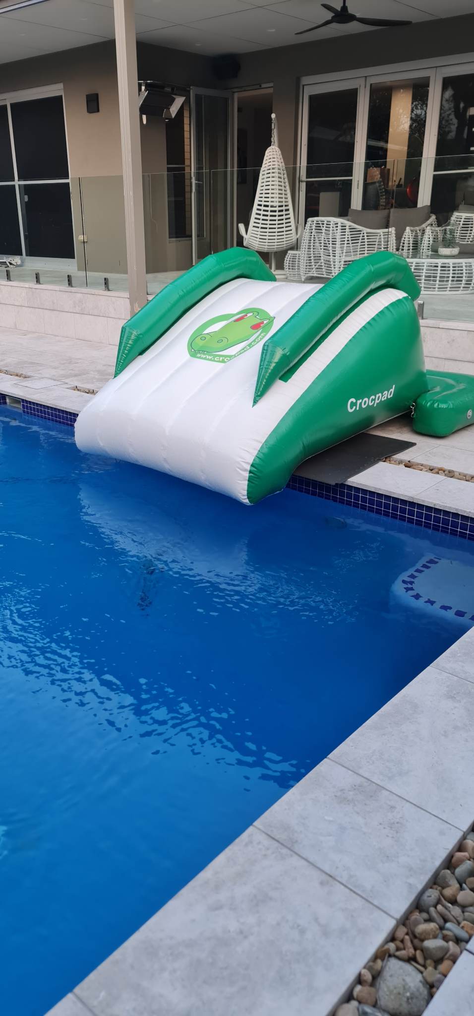 Mikros 2m inflatable water pool slide