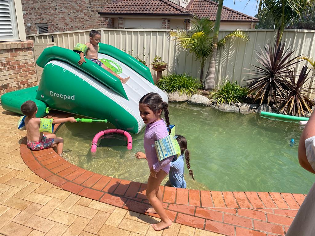 top Inflatable water pool slide Janelle