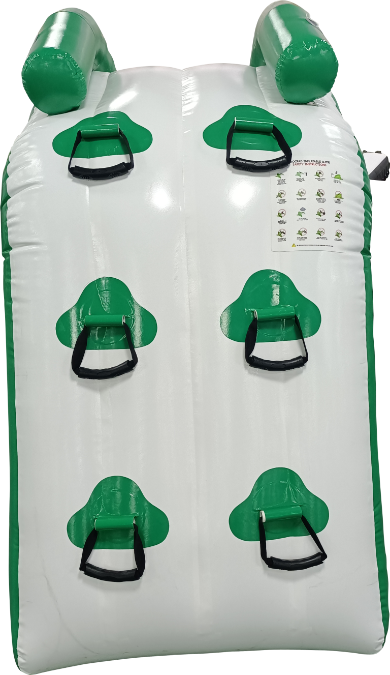 3.3m pontoon inflatable slide for boats with climbing wall