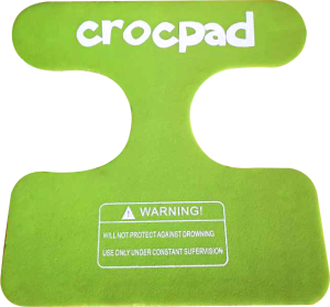 Crocpad saddle floating mat for kids safety warning