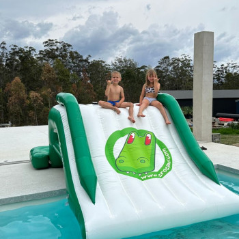 Large Inflatable Water Pool Slide